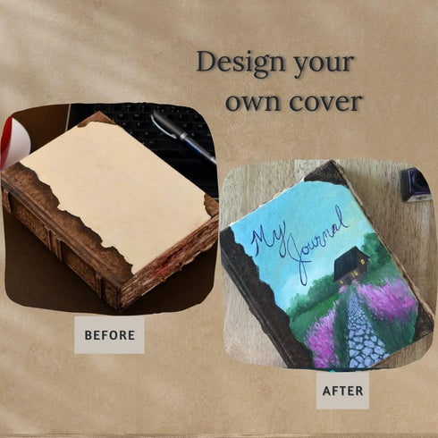 LEATHER VILLAGE Rustic Vintage Leather Journal - Handmade Antique Leather Bound Diary Notebook, 10"X7", 200 Pages