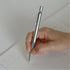 Uni Shift Pipe Lock Drafting Pencil, 0.5mm, Silver Body with Blue Accent