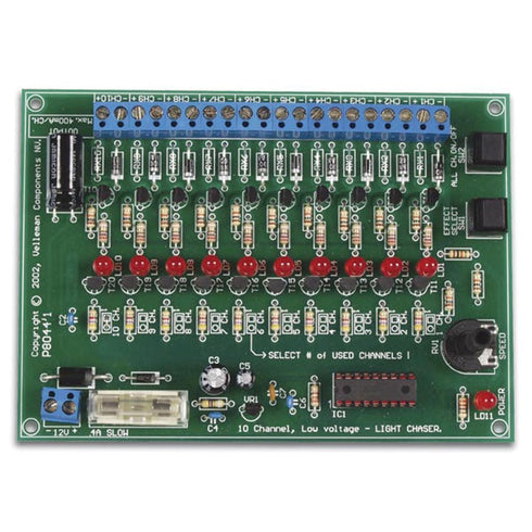 Velleman Light Chaser - Low Volt 10 Channel 12V/400Ma