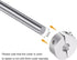 2pcs Double Split Shaft Collar Set, 6mm Shaft Clamp-On Collars, 20mm OD, 8mm Width