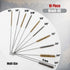 10-Piece Tube Cleaning Brush Kit for Tubes, Cylinders, and Narrow Spaces | Brass Wire Bore Brushes & Stainless Steel