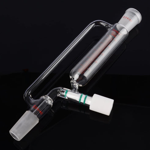 stonylab Graduated Pressure Equalizing Addition Funnel, 50 ml Borosilicate Glass Dropping Funnel with 24/40 Joint
