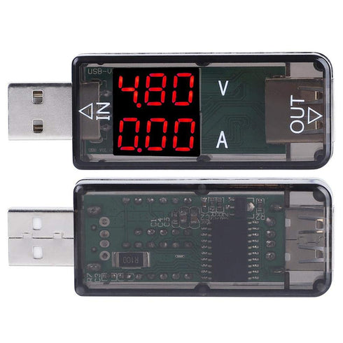 Taidda USB Tester, Multimeter Charger, USB Color LCD Voltmeter Ammeter Current Meter for Most Applications
