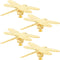 HAMPPLIES 4pcs Dragonfly Cabinet Knobs Set, Vintage Drawer Pull Handles for Dresser, Wardrobe,