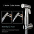 2 Bidet Sprayer for Toilet Handheld with Hose, Baby Diaper Cloth Washer and Shower, Stainless Steel Sprayer Attachment