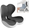 Mogdeker L-Shaped Seat Cushion for Long Sitting,Memory Foam Ergonomic Back Support Driving Seat
