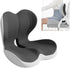Mogdeker L-Shaped Seat Cushion for Long Sitting,Memory Foam Ergonomic Back Support Driving Seat