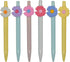 Maydahui 42PCS Little Daisy Shaped Rollerball Pens, Colorful Flower Pens with Black Gel Ink for Valentine's Day