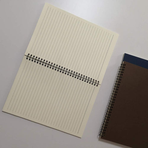 Spiral Notebook/Spiral Journal, B5 Hard Kraft Cover, 70 Sheets (140 Pages), 10.5" x 7.3", 3 Notebooks Per Pack