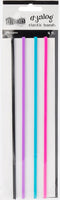 Ranger Dyan Revelry's Dylusions Dyalog Notebook Elastic Bands, Multicolor (4 Per Pack)