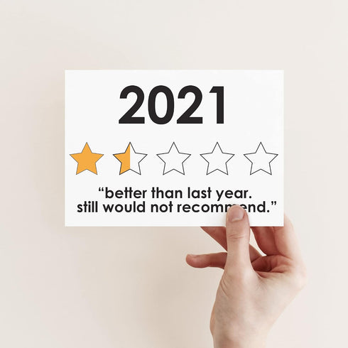 Set 24 2021 Funny All Occasion Greeting Cards Boxed - Blank Just Because or Thank You Cards w/White Envelopes - Poor
