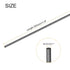 MECCANIXITY 12 Pcs Carbon Fiber Rod, 2.5mm x 300mm, Matte Pole Rod for RC Plane DIY Tool