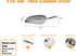Cast Aluminum Utility Scoop - 5-Ounce Round Bottom Small Ice Scoop for Multi-Purpose Use, Hand Wash Only