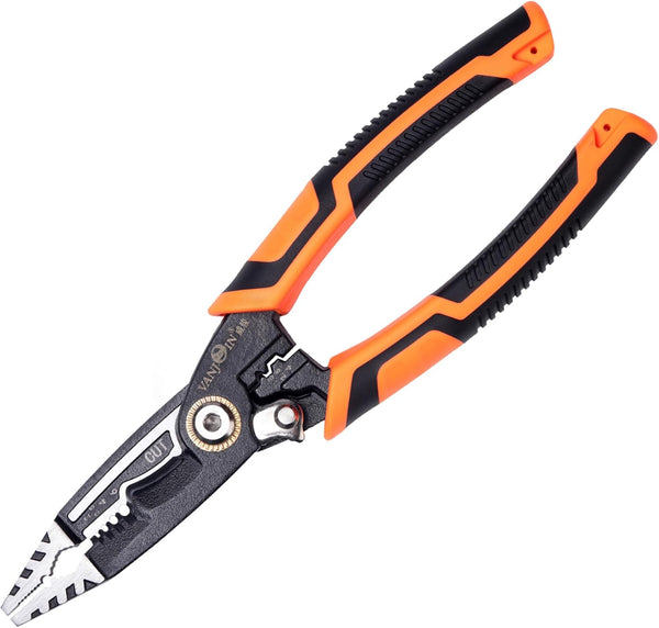 7-in-1 Wire Stripper Tool, Cutters, Crimper Pliers for Electrical Cable Stripping, Cutting, and Crimping