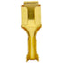 Baomain 1/4 inch Female Spade Quick Splice Crimp Terminals, Non Insulated, Pack of 100