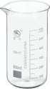 PATIKIL 600ml Tall Form Glass Beaker, 3.3 Borosilicate Glass with Graduated Printed Scale for Kitchen Lab