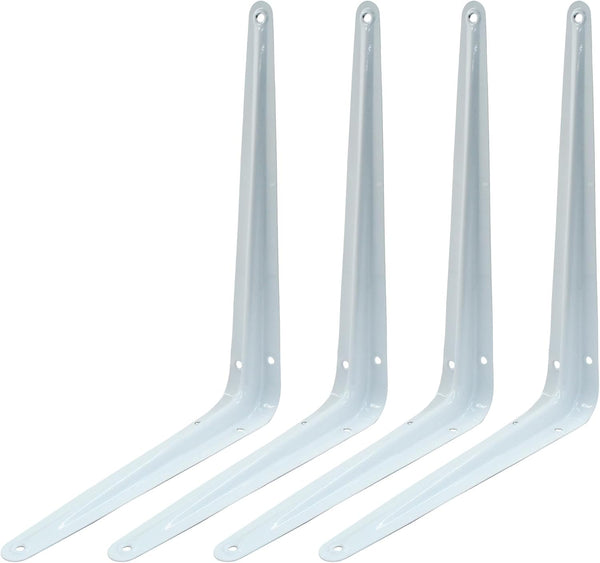 verkelly 4 Pcs Shelf Brackets, 8 x 10 Inch Heavy Duty Metal Wall
