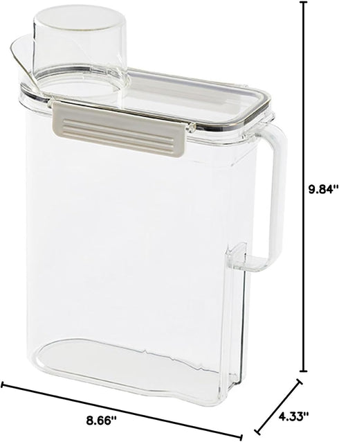 MUNEFE Laundry Detergent Container, Laundry Powder Dispenser, Liquid Laundry Detergent Dispenser for Holding Laundry