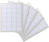 Waterproof Essential Oil Labels, 120 Squares, 1.5x1.5 Inches, Durable Blank Stickers with Rounded Corners
