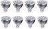 JKLcom 4W LED MR16 Bulbs, 12V, 4W LED Spotlight Bulb, GU5.3 Base, Warm White 3000K, 8 Pack for Landscape Track Light