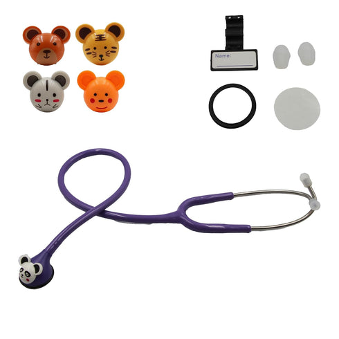 Jeashia ClearSound Kids Stethoscope - Real Working Medical Tool with 5 Fun Cartoon