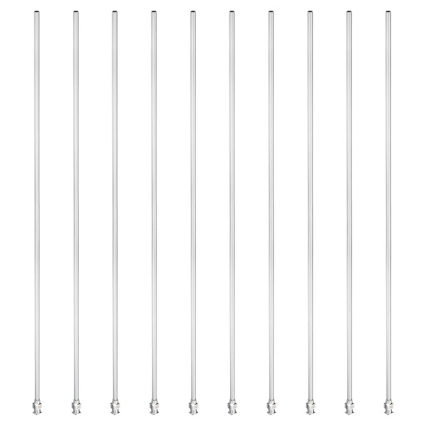PATIKIL 10Ga x 12 Inch Stainless Steel Dispensing Needle Tips, 10Pcs Metal Glue Needle Tube Blunt Tips for Thick Glue