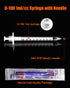 1ml 30G 5/16" 8mm U-100 20 Pack Syringe, Lab Supplies, Individually Wrapped