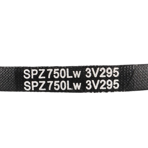SPZ-750 V-Belts, 750 mm Pitch Length x 10mm Width x 8mm Thickness, Rubber Drive Belt for Power Transmission