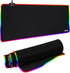 RGB Large Gaming Mouse Pad, 12 Light Modes, Oversize Anti-Slip Rubber Base Mouse Mat for Computer PC Games (31.5x11.8in