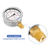 MEASUREMAN 2-1/2" Dial Glycerin Filled Pressure Gauge, 30inHG-60psi, 304 Stainless Steel Case