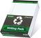 KAISA Legal Pads Writing Pads, Recycled Paper, 8.5"x11.75" Wide Ruled, 50 Sheets, Pack of 12 Pads, KSU-5293