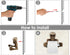 DS. DISTINCTIVE STYLE Skull Toilet Paper Holder Wall Mount Resin Toilet Tissue Holder Gothic Bathroom Decoration