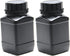 Othmro 2Pcs 8.5oz Plastic Lab Chemical Reagent Bottles 250ml Wide Mouth Round Storage Containers with Cap for Food