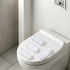 Galyacht 4 Set, Pcs Transparent Toilet Seat Bumper Silicone Strong Adhesive Toilet Seats Lid Bumpers, Toilet Seat