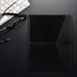 Toplive A4/Letter Size Padfolio, 3 Ring Binder Organizer Business Portfolio Folder for Women, Black
