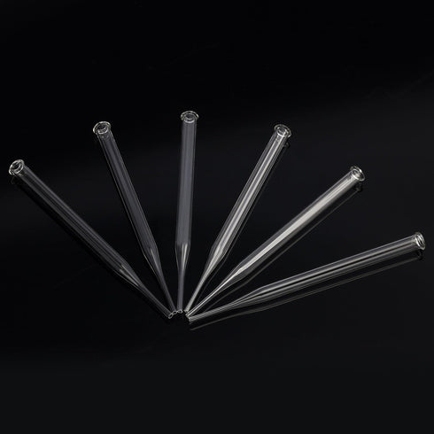 StonyLab Glass Dropper Pipettes, Thick Borosilicate Glass Dropping Pipettes, 1ml Non-Graduated Liquid Transfer Pipettes
