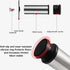 SXABKNEO 4PCS 5cm 10cm 15cm 20cm 30cm 50cm Stand(2.4in/6cm) Metal Furniture Legs, Modern Stainless Steel Tapered