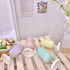 Purple Tulip Pen Holder for Desk, Cute Plastic Makeup Box, Small Stationery Organizer, Pencil Stand for Office Supplies