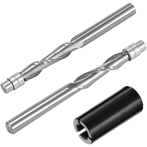 1/4-Inch Shank Spiral Flush-Trim Router Bit, Solid Carbide Up Cut CNC Router Bit