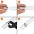 40 Pieces 6-7mm 304 Stainless Steel Single Ear Hose Clamps