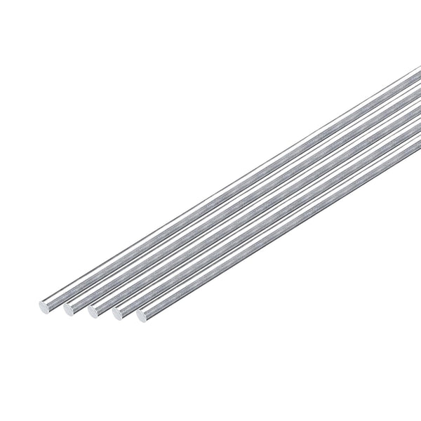 uxcell 10Pcs 1/16"(2mm) Dia Round Aluminum Rod, 12"(305mm) Long 6063 Solid Lathe Bar Stock for DIY Crafts