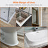 White Caulk Tape Waterproof Self Adhesive, Toilet Caulk Tape, Peel and Stick Caulking Tape for Floor Tile Corner Trim,