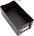 Snap-N-Store Collapsible Index Card Holder Storage Box, Fits 1100 Flash Cards, 3 x 5, 2 Pack, Black