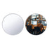 CIATBYYJ 2Pcs 2.2inch Office Cubicle Mirrors, Adjustable Monitor Mirror to See Behind You