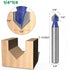 4PCS 90 1/4-Inch Set Wolfride Degree V Groove Router Bit Shank V Cut Router Bit