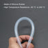 Silicone Tubing, 8mm ID x 12mm OD, 3.3ft Length, Flexible Rubber Tube for Pump Transfer