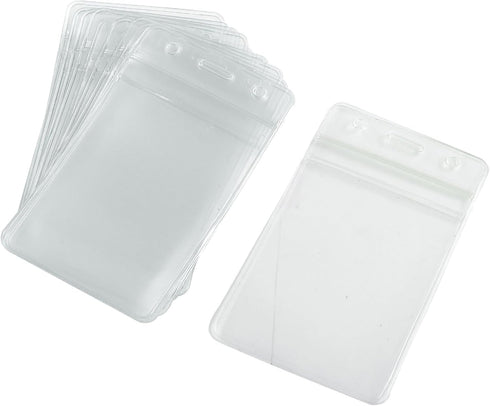 uxcell Vertical ID Card Holder, Set of 10