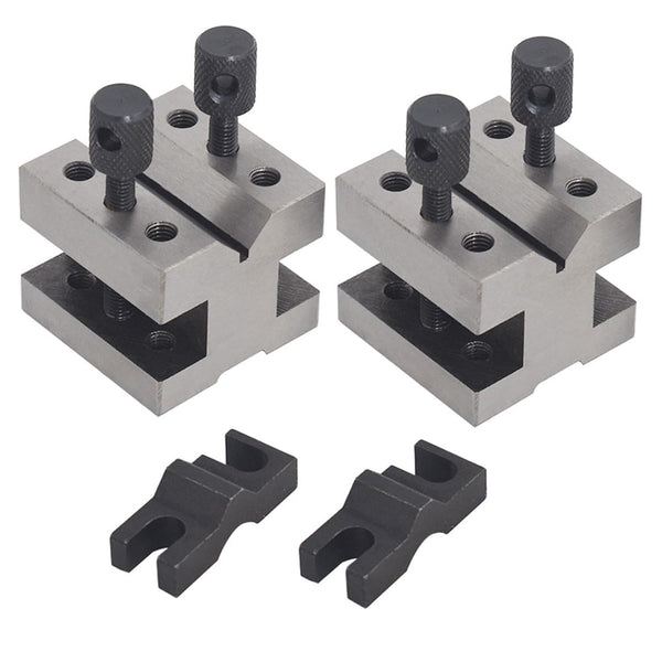 GXYWADY V-Block Multi-Purpose Gauge - 1-3/8 x 1-3/8 x 1-3/16 Inch Mechanics Tool, 4 Pcs