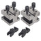 GXYWADY V-Block Multi-Purpose Gauge - 1-3/8 x 1-3/8 x 1-3/16 Inch Mechanics Tool, 4 Pcs