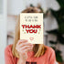 Cheerin Thank You Card Elegant Thank You Greeting Card with Envelope Thoughtful Appreciation Gift for Teacher, Boss